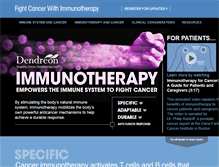 Tablet Screenshot of fightcancerwithimmunotherapy.com